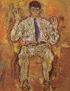 Egon Schiele Portrait of Albert Paris von Gutersloh Spain oil painting artist